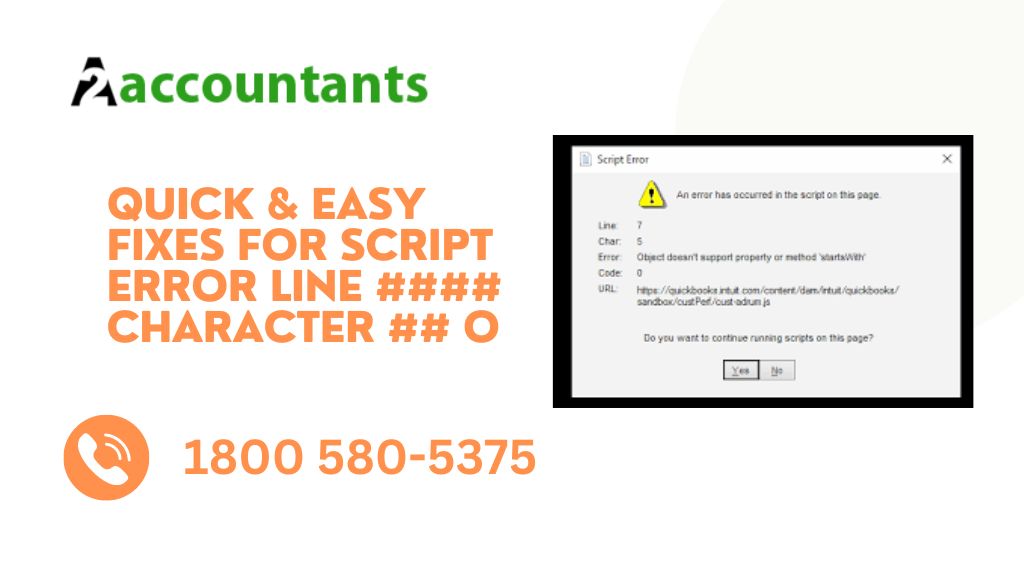 Quick & Easy Fixes For Script error line #### character ## o